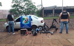 Apóstoles: Se recuperó una motocicleta que fue sustraída, desmantelada, hay un detenido