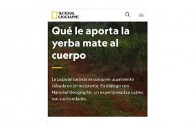 La yerba mate, nuevamente en las páginas de National Geographic