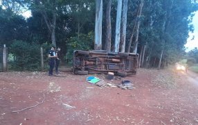 Dos menores perdieron la vida tras un despiste en el Paraje Cabureí del Municipio misionero de Comandante Andresito