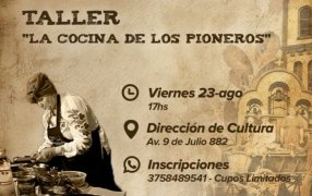 Apóstoles: Taller Gastronómico “La Cocina de los Pioneros”, en el Aniversario de la Llegada de los Primeros Inmigrantes
