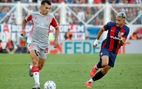 Liga Profesional de Fútbol: En el Estadio Nuevo Gasómetro San Lorenzo de Almagro igualó 1 a 1 ante Estudiantes de la Plata
