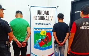 Capturaron a dos acusados por millonario robo en la ciudad misionera de Puerto Iguazú