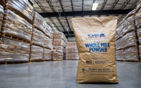 Repunta el precio de la leche en polvo y se acerca a los 3.500 dólares