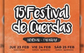 Paraguay: El Festival Internacional de Cuerdas, del 23 al 26 de Febrero en Hohenau, Itapúa