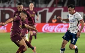 Sobre el final, Lanús se llevó un triunfo ante San Lorenzo de Almagro con doblete de Bou