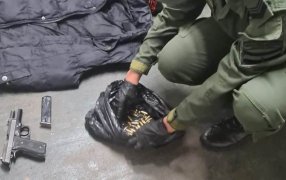 Gendarmería Nacional secuestró del armas y municiones