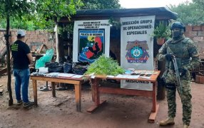 La Policía de Misiones desbarató un "narcokiosco" en Candelaria, hay cuatro detenidos