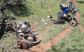 Concepción de la Sierra: Se secuestraron tres motocicletas que estaban siendo desmanteladas