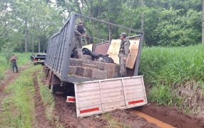 Gendarmería Nacional secuestró más de cinco toneladas de marihuana