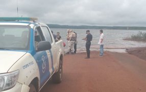 Hallaron el cuerpo sin vida del hombre de 37 años que cayó a las aguas del Lago Urugua-í