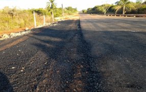 Apóstoles: Normalizado el tránsito sobre cinta asfáltica en la Ruta Provincial N° 1, en el lugar donde se reemplazó una alcantarilla