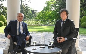 Transición: Javier Milei se reunió con Alberto Fernández en la Quinta de Olivos