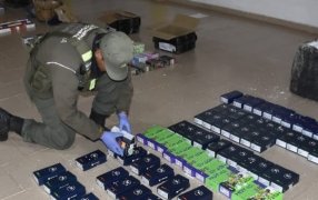 Gendarmería Nacional secuestró 180 teléfonos celulares que ingresaron al país en forma irregular