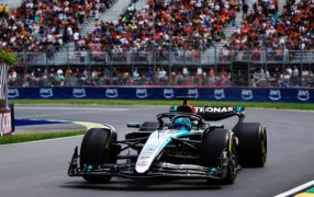 Gran Premio de Canadá de Fórmula 1: El británico George Russell con el Mercedes logra la “pole”, Max Verstappen le empata el tiempo, escoltado por el campeón mundial con el Red Bull y Lando Norris con McLaren