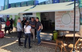 La yerba mate estuvo presente en Expoagro 2024