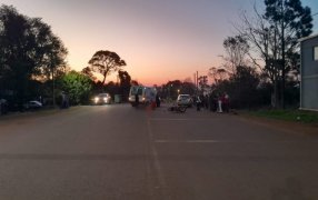 Un fallecido, en una colisión en cercanías a la rotonda Londín, de la ciudad misionera de Oberá