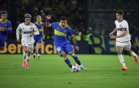 Liga Profesional de Fútbol: Boca Juniors rescató un agónico empate ante Lanús en la Bombonera