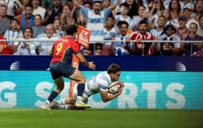 Rugby: Los Pumas vapulearon 62-3 a España en el centenario de los Leones celebrado en Madrid