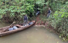 Misiones: Prefectura Naval Argentina secuestró más de 200 kilos de marihuana, en zona fronteriza del Río Paraná