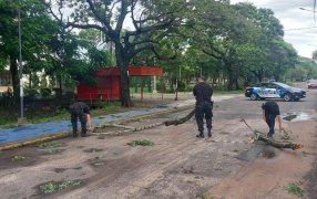 La Policía Federal Argentina se suma con la ayuda a las familias afectadas por las inundaciones en la provincia de Corrientes