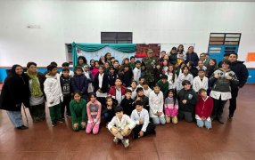 La localidad de Santa Ana fue sede de una emotiva jornada de homenaje con la muestra itinerante “Héroes Misioneros en Malvinas”