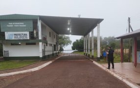 Misiones: Inhabilitaron el paso fronterizo Panambí – Porto Vera Cruz por la bajante del Río Uruguay