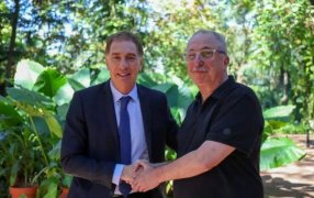El Gobernador de Misiones Hugo Passalacqua recibió al Ministro del Interior Diego Santilli