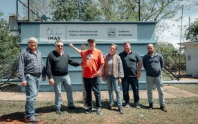Misiones: El Gobernador Hugo Passalacqua, visitó la planta potabilizadora del Municipio de Colonia Alberdi, donde supervisó las obras de puesta en valor ejecutadas por el IMAS