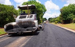 Apóstoles: Culminó avimentación y mejoramiento integral de calle La Rioja, en el tramo comprendido entre Santa Fe y Chaco en el Barrio Santa Bárbara