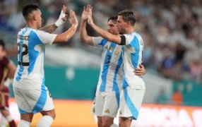 Sin Messi, gol de Giovani Lo Celso, Argentina venció 1 a 0 a Venezuela en su primer amistoso de la gira por Estados Unidos