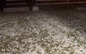 Una violenta tormenta de lluvia y granizo azotó a la provincia de Córdoba, durante la madrugada y la mañana de este día domingo