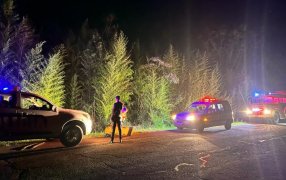 Ruíz de Montoya: Motociclista de 50 años resultó lesionado tras despiste en la zona de Bello Horizonte, sobre la Ruta Provincial N° 7