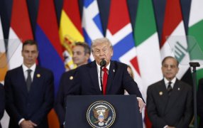 El Presidente de Estados Unidos encabezó la firma del acuerdo con Egipto, Qatar y Turquía para poner fin a la guerra en Gaza: “Tenemos paz”