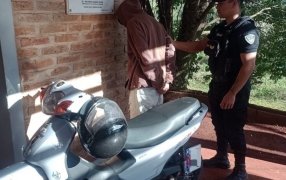 Se hizo pasar por mototaxista, asaltó a una jubilada y fue capturado horas después en la localidad de Azara