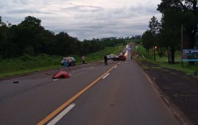 San Ignacio: Un hombre murió y tres personas resultaron heridas en un siniestro vial sobre la Ruta Nacional N° 12, en la localidad misionera de San Ignacio