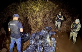 Misiones: Prefectura Naval Argentina incautó un cargamento de droga valuado en más de mil doscientos millones de pesos