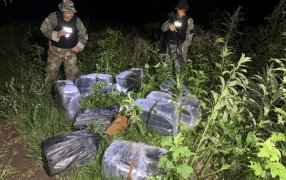Misiones: Prefectura Naval Argentina incautó un millonario cargamento de droga, el valor de lo secuestrado supera los 623 millones de pesos