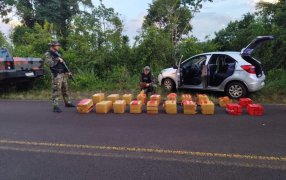 Misiones: Prefectura Naval Argentina incautó más de 300 kilos de droga valuada en más de 1.500 millones de pesos