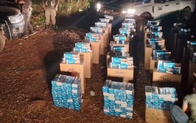 Gendarmería Nacional secuestró más de 17 mil paquetes de cigarrillos: Una camioneta de origen brasileño evadió el dispositivo de control