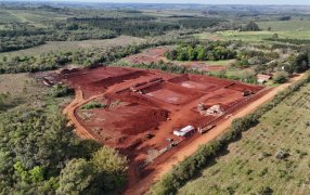 Avanza la Planta de Tratamiento Cloacal en la ciudad misionera de Apóstoles