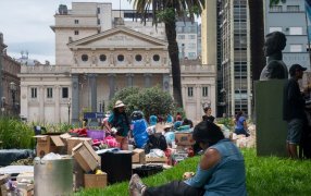 Tras cuatro meses: El Gobierno porteño desalojó al Tercer Malón de la Paz de Plaza Lavalle