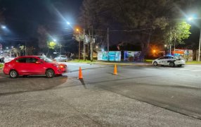 Posadas: Colisión en la intersección de las Avenidas; Bustamante y Francisco de Haro, cuyos conductores resultaron ilesos