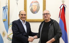 Gobernador de la provincia de Misiones, Hugo Passalacqua, recibió en Casa de Gobierno al Ministro del Interior de la Nación, Guillermo Francos, donde dialogaron sobre proyectos de interés