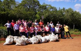 Jóvenes de Apóstoles participaron del Plogging Misionero II