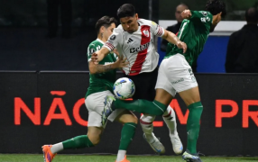 River Plate cayó con Palmeiras en Brasil y se despidió de la Copa Libertadores
