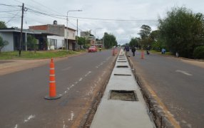 Continúan las obras sobre la Avenida Andresito en el conurbano posadeño