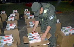 Contrabando de cigarrillos: Gendarmería Nacional allana una vivienda, se trató de una operación en el ejido urbano de la ciudad misionera de Puerto Iguazú