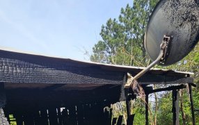 Incendio destruyó una vivienda en la localidad misionera de Santo Pipó