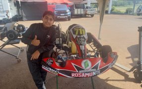 Campeonato Misionero de Karting en Pista: El piloto apostoleño Uriel Husulak 13 años debutará en la categoría Juniors