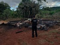 Se incendió un galpón en 